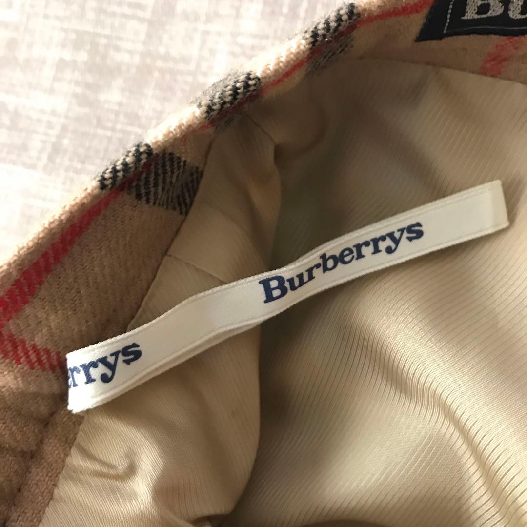 BURBERRYS プリーツ スカート　ノバチェック　ウール