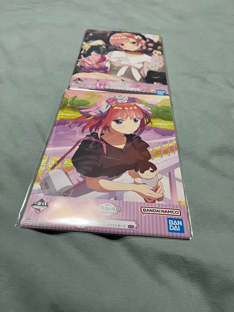 五等分の花嫁( ラストゲット賞)(込)A2ポスター、イラストボード(合計14点)