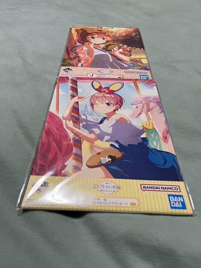 五等分の花嫁( ラストゲット賞)(込)A2ポスター、イラストボード(合計14点)