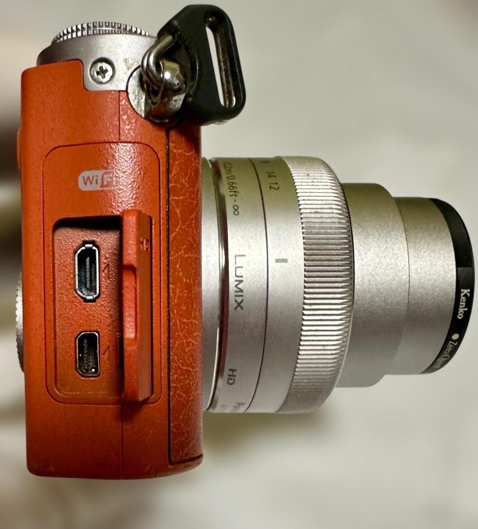 【動作品】LUMIXGM1オレンジ12-32mmキット