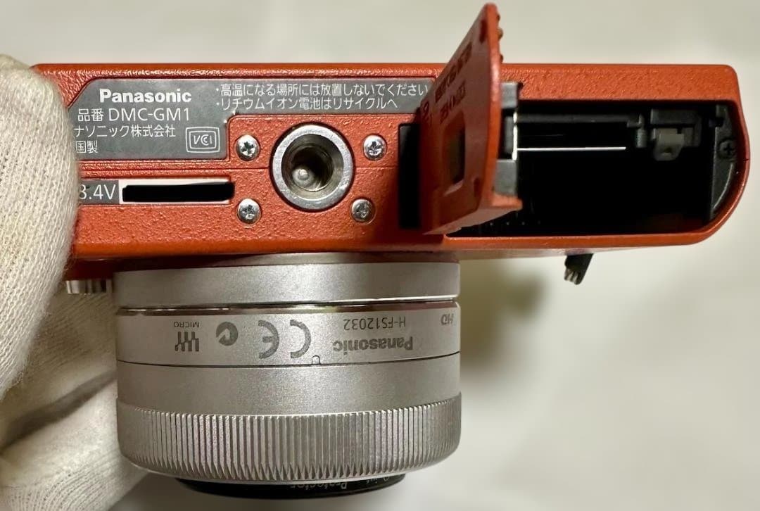 【動作品】LUMIXGM1オレンジ12-32mmキット