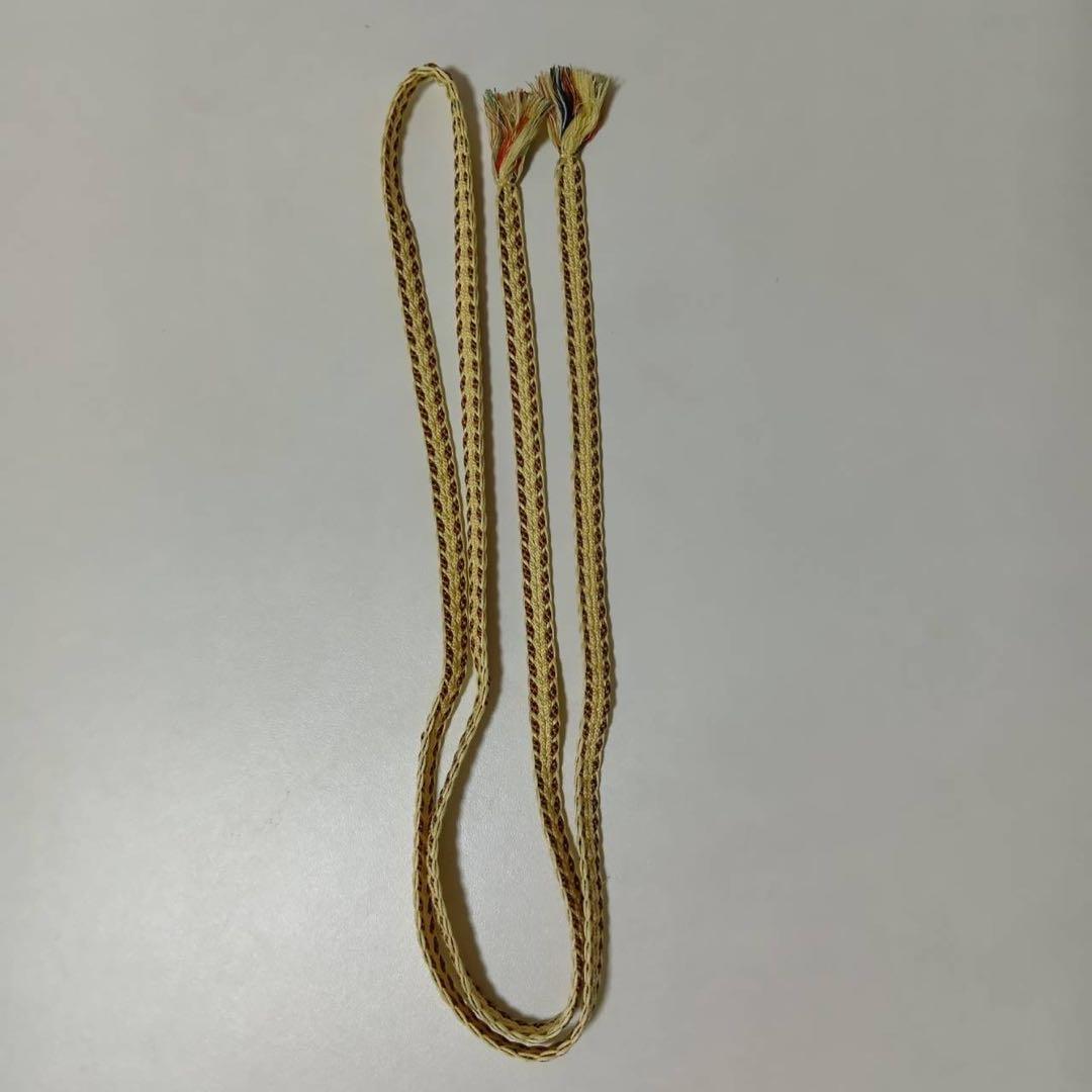 未使用近い　美品　袷　正絹　大島紬系　紬　白紬　小紋　フルセット