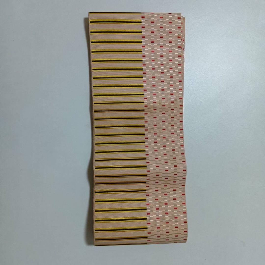 未使用近い　美品　袷　正絹　大島紬系　紬　白紬　小紋　フルセット