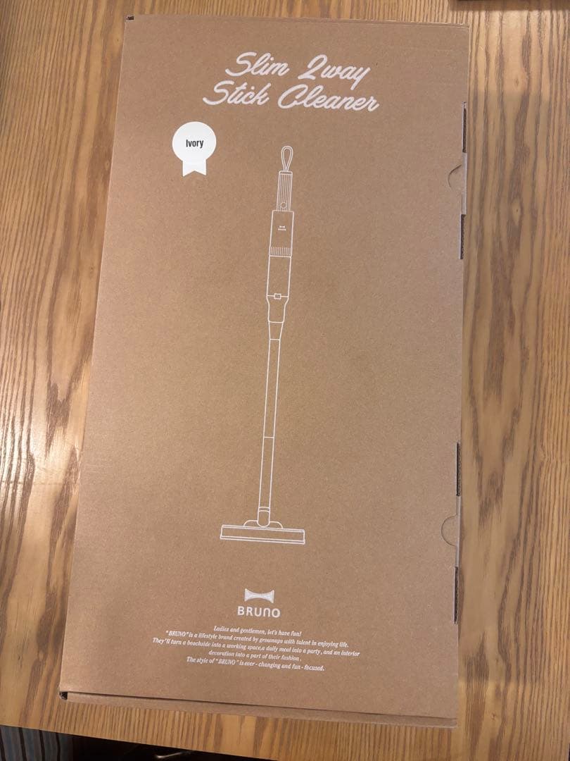 【箱付】BRUNO スリム2WAYスティッククリーナー　BOE124-IV