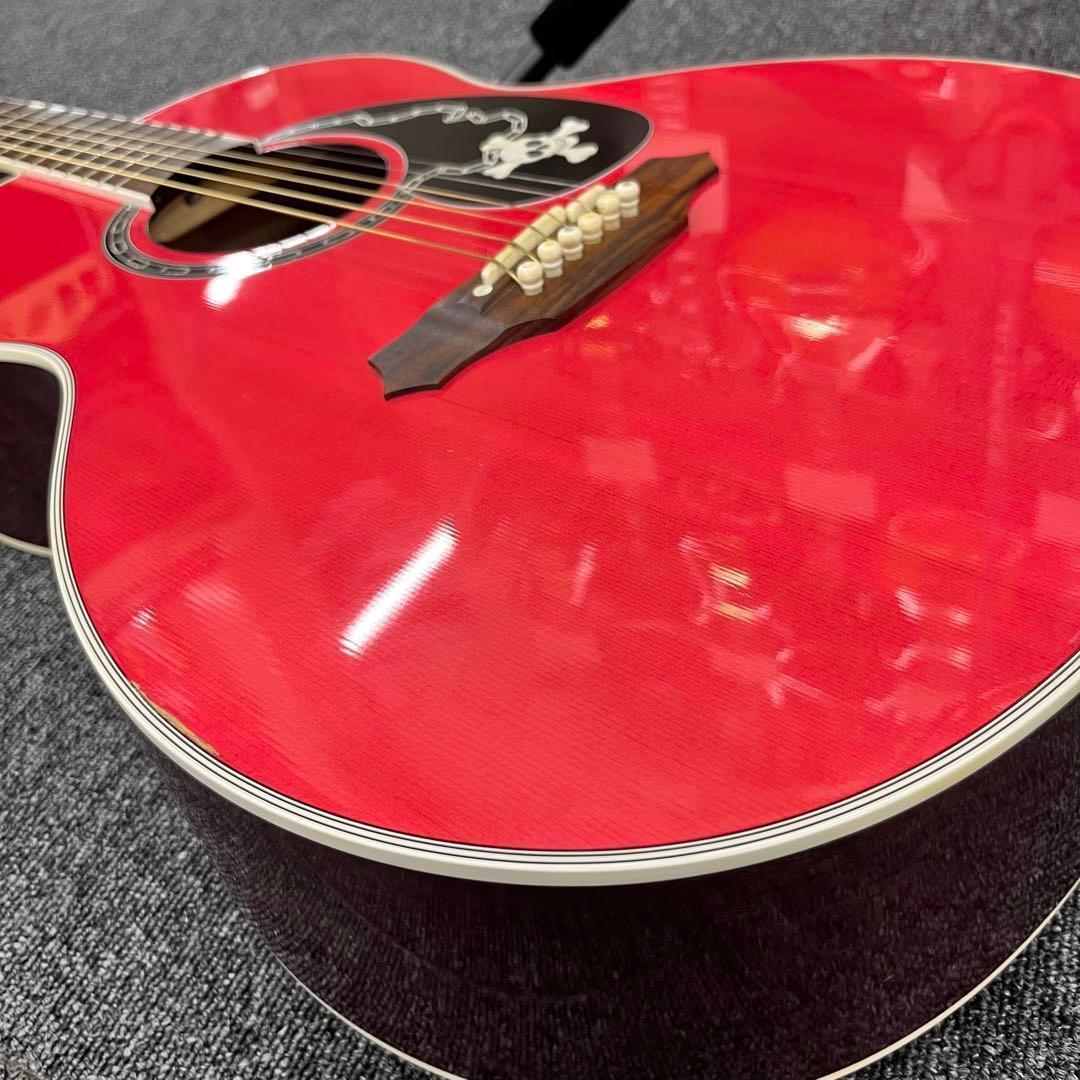 【10134】 takamine skull #7 TP エレアコ ピンク 高峰