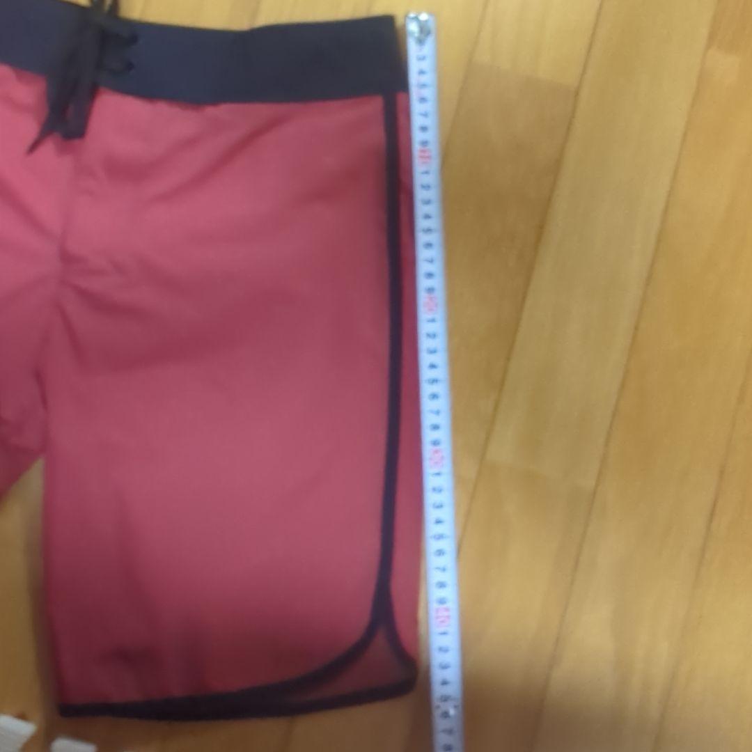 VEATM ビートム サーフパンツ Mサイズ 水着 レッド/ホワイト/ブラック