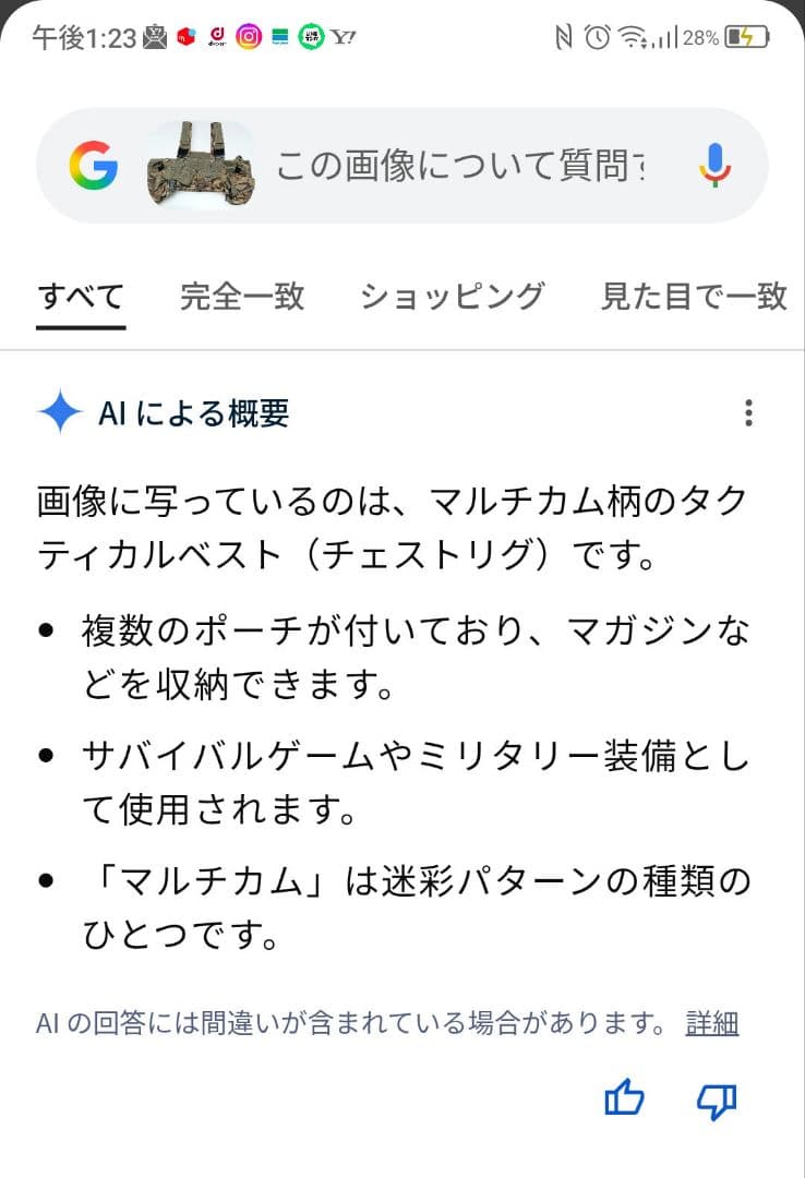 マルチカム タクティカルベスト（チェストリグ）ミリタリー　個人武装　装備