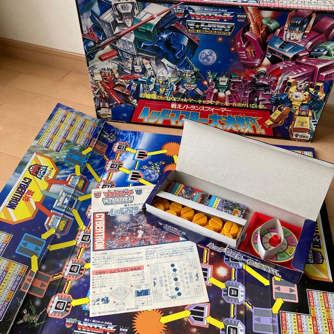 【希少】タカラ  戦え！トランスフォーマー ヘッドマスター大決戦ゲーム