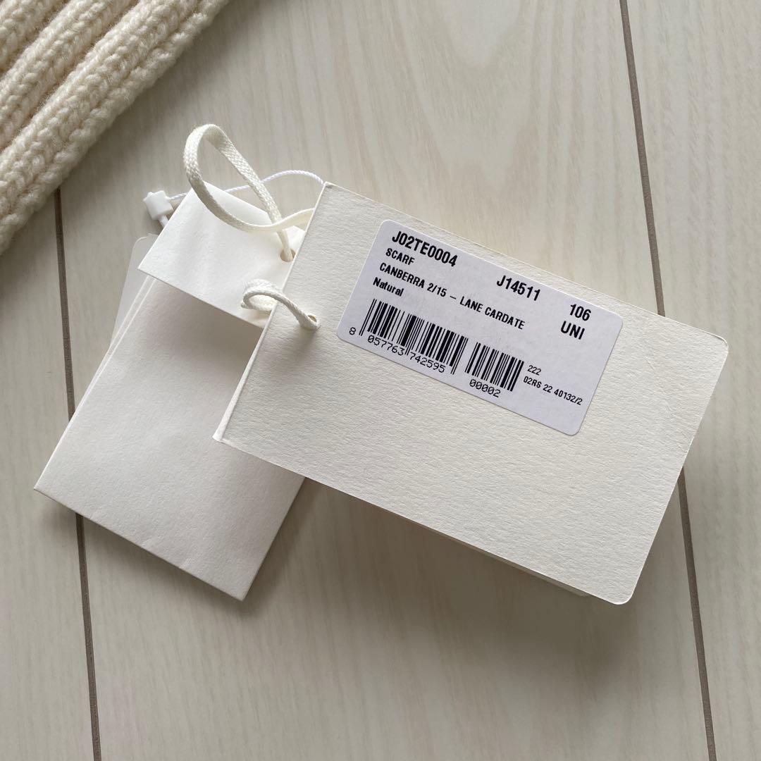 １月18日まで　JIL SANDER ニットマフラー