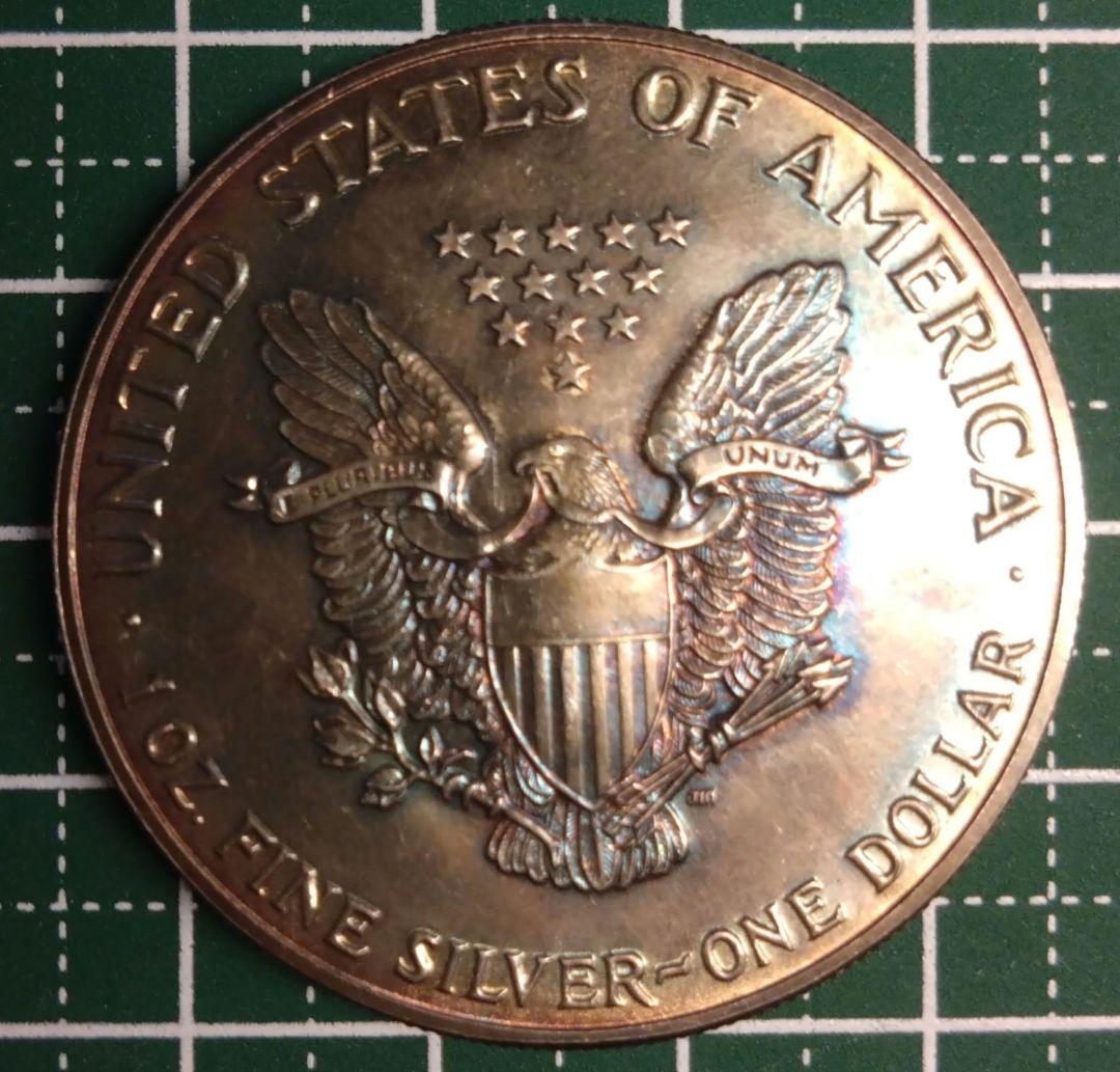 1987年イーグル•ウォーキングリバティ」純銀1オンス銀貨