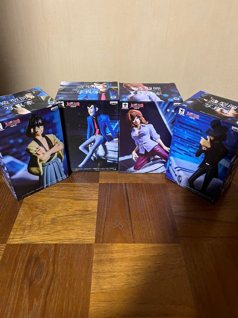 造形師×写真家　ルパン三世　フィギュア4種コンプリートセット