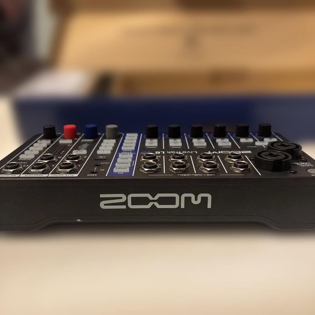【即配送】ZOOM LiveTrak L6 デジタルミキサー 箱あり