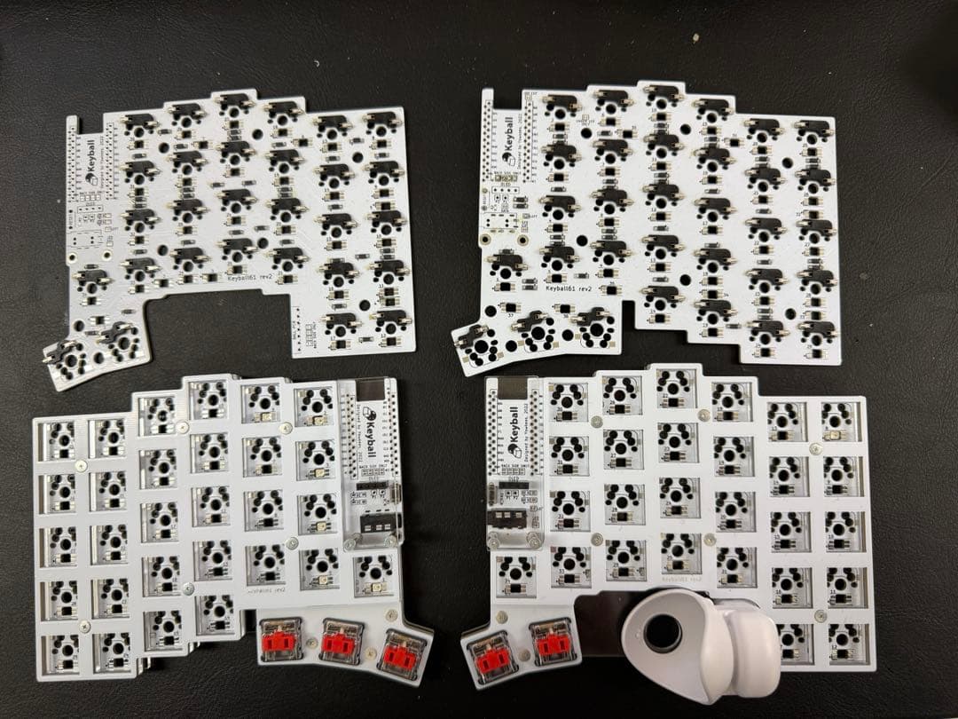 Keyball61 一応組立て済み