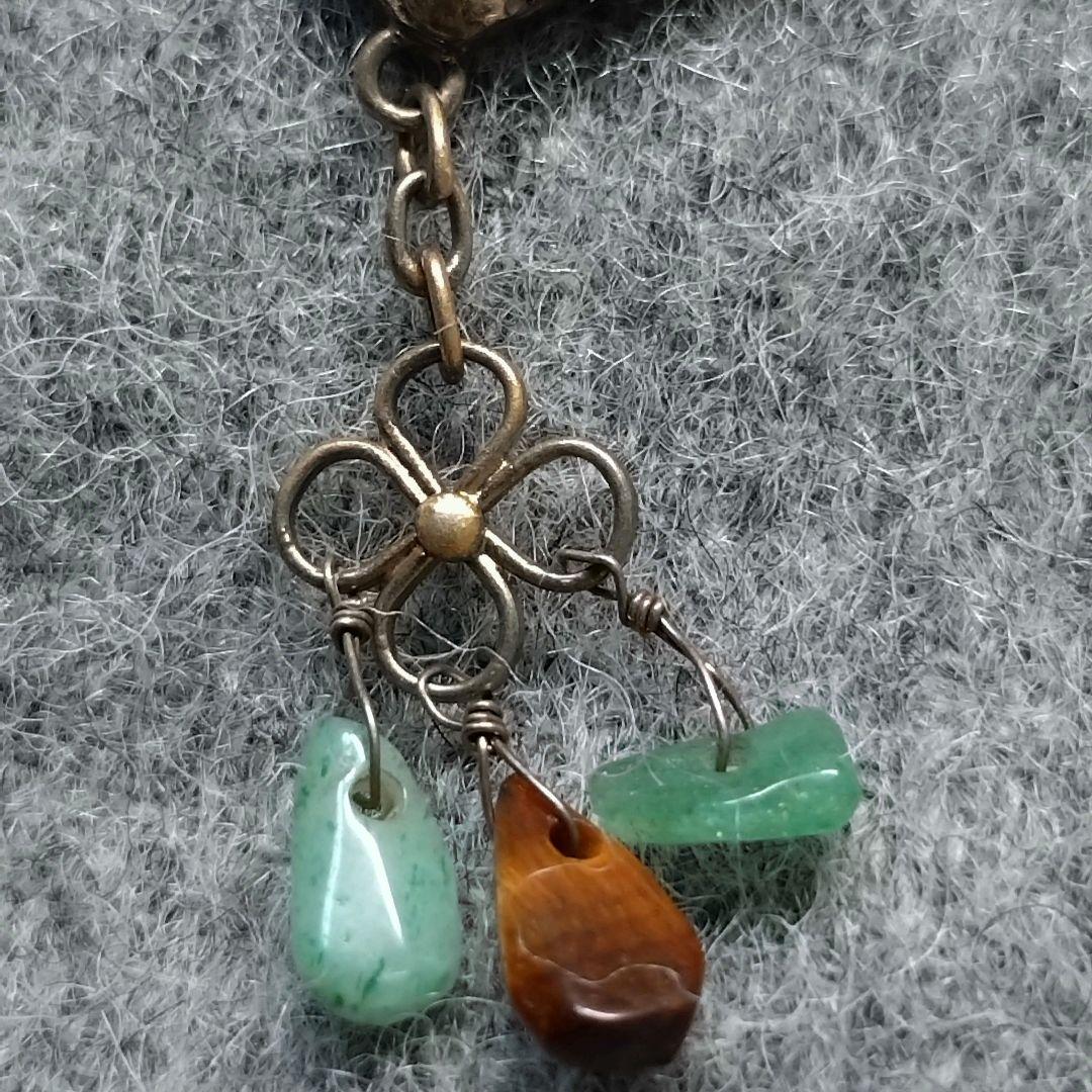 【希少】七宝焼 透かし扇 銀線細工 ブローチ