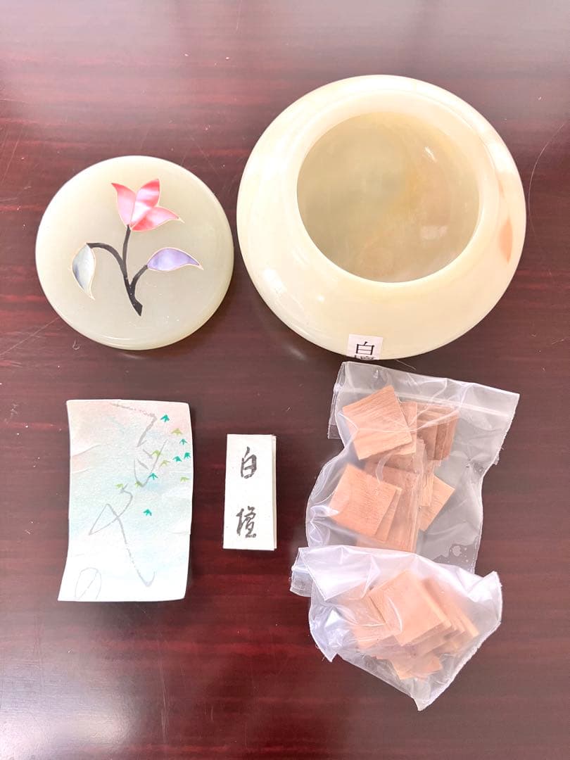 お香四種　石壺入り　四季香