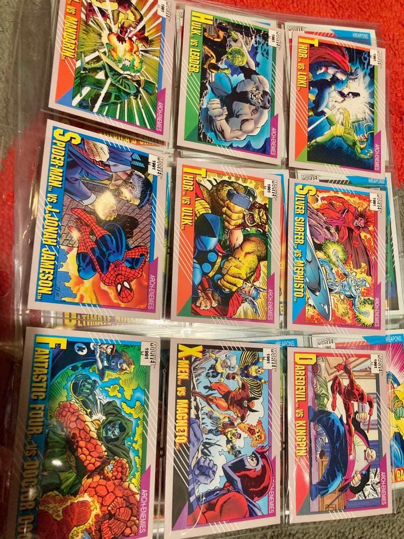 1991 マーベル・ユニバース シリーズ2 レギュラーカード全162種