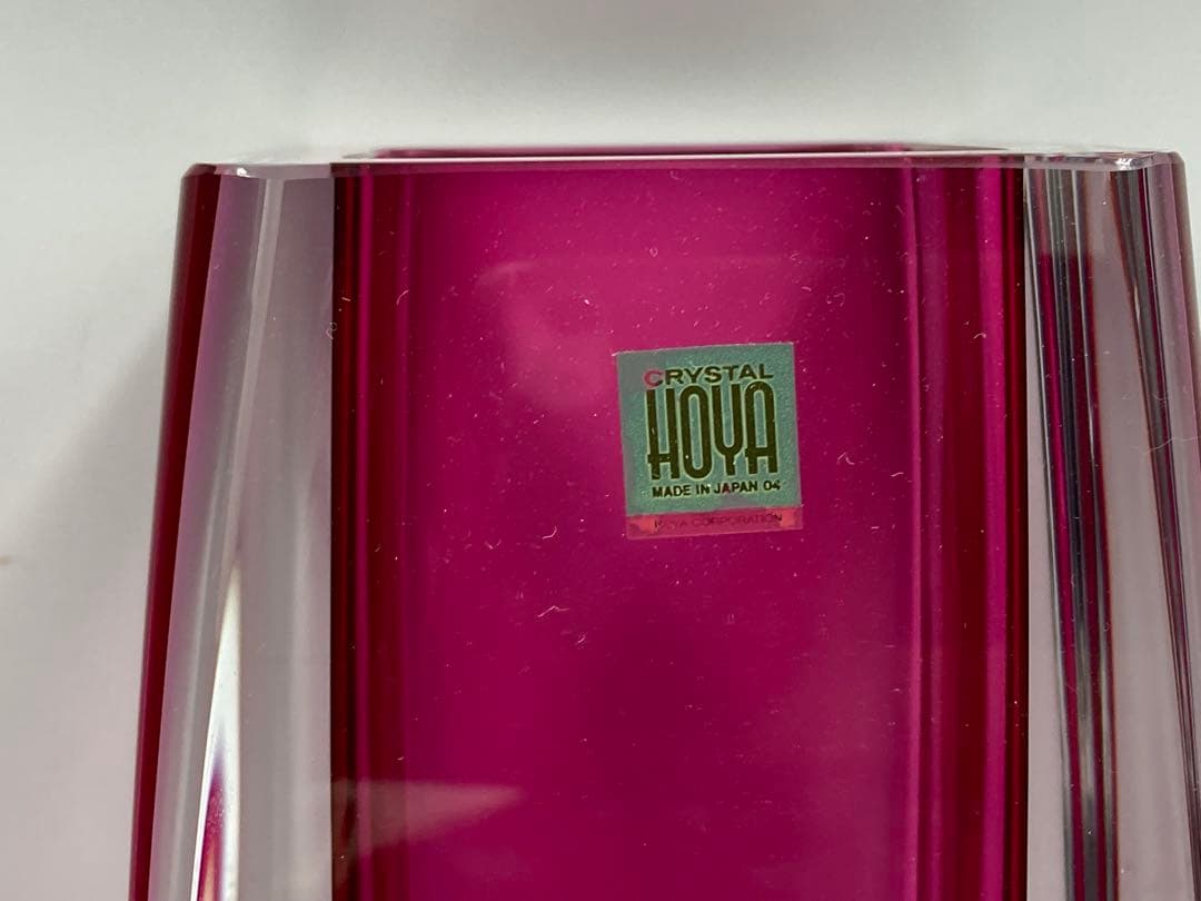 花瓶　HOYA CRYSTAL ホヤクリスタル　管mpr