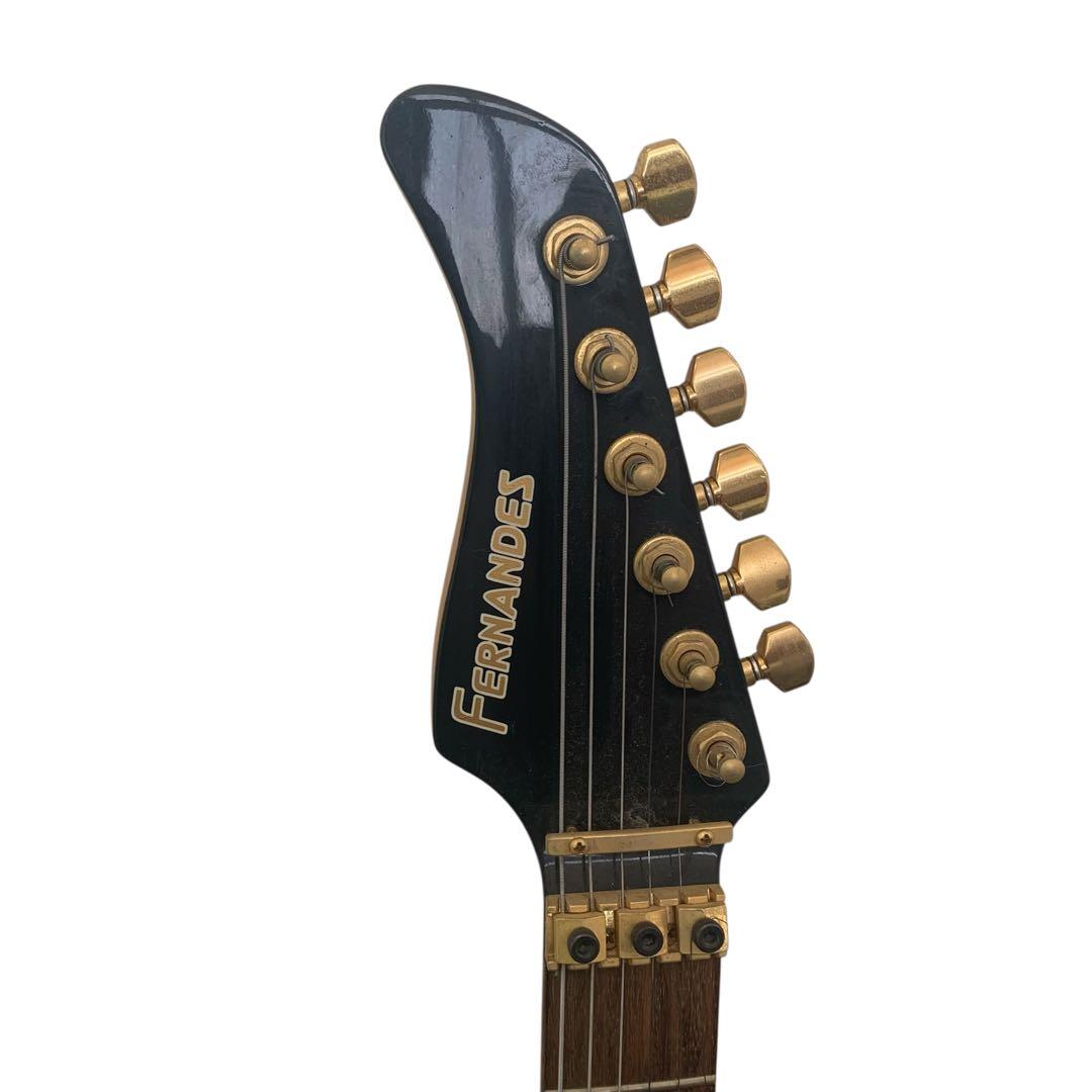 セ*ン様 M13811-3 FERNANDES エレキギター 黒