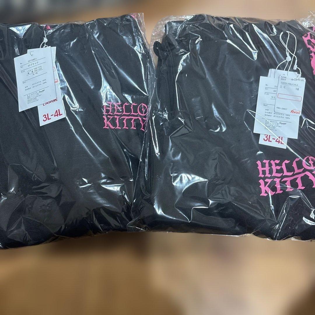 アベイル　しまむら　ハローキティ　ヒョウ柄　日焼けキティ福袋3L-4L 6点