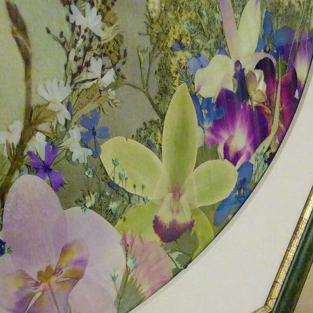 花あそび　押し花絵画