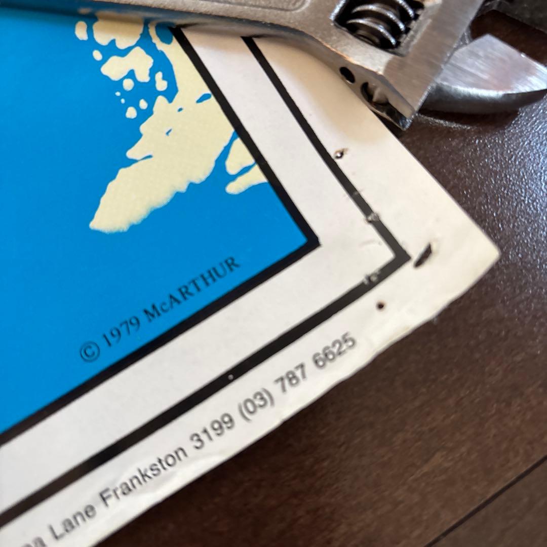 ビンテージ　70’s 世界地図　ワールドマップ　ポスター