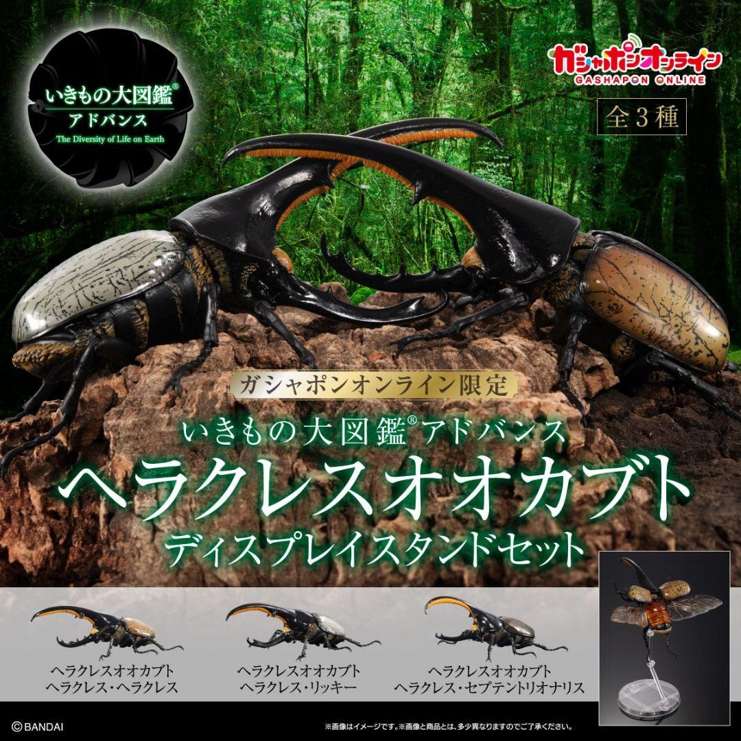 いきもの大図鑑アドバンス ヘラクレスオオカブト 甲虫王者ムシキング オンライン版