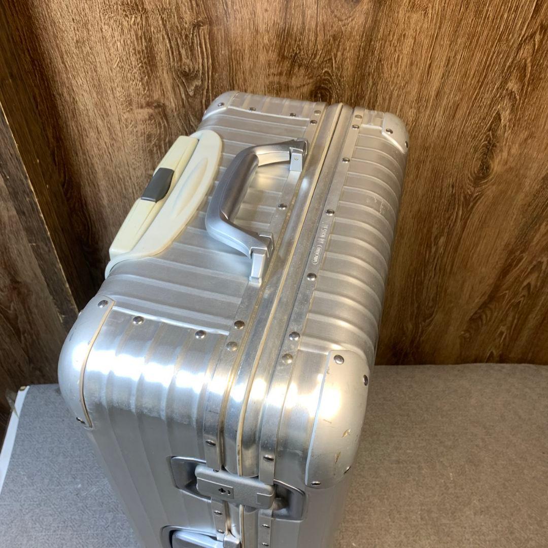 J816 RIMOWA TOPAS スーツケース 廃盤 2輪 青ロゴ リモワ