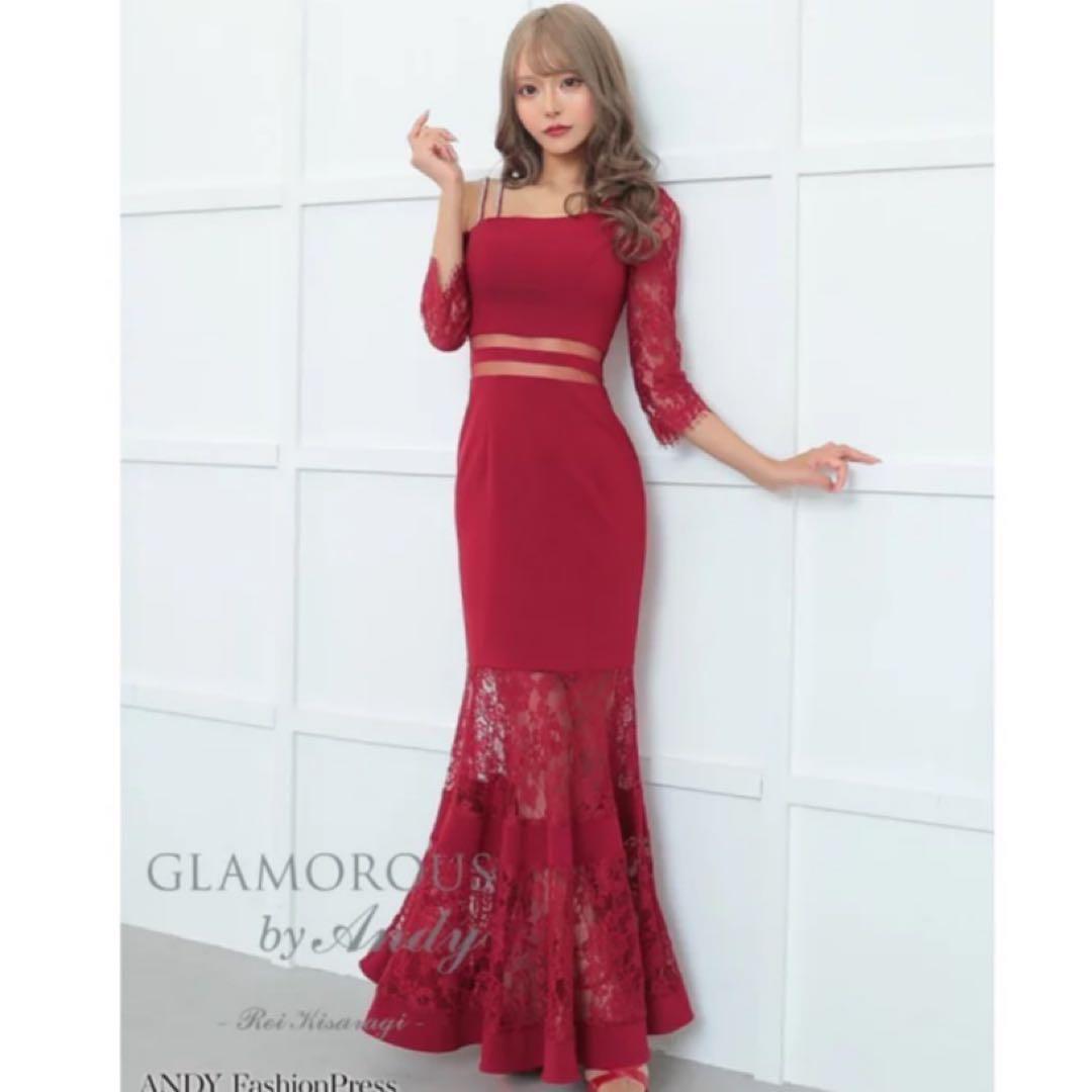 Glamorous by Andy レースマーメイドドレス ロングドレス