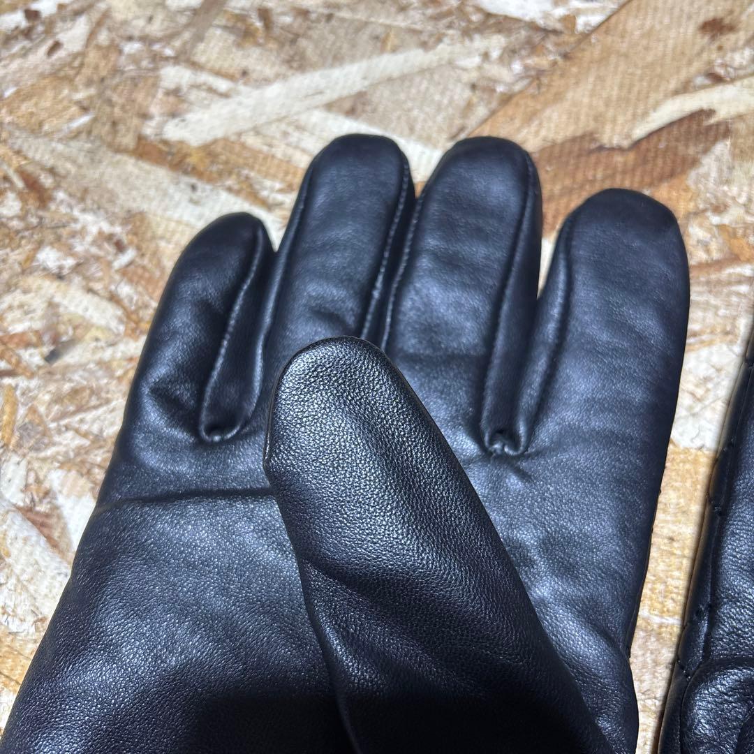 Barbour バブアー　キルティング　レザー　手袋　size Ｌ