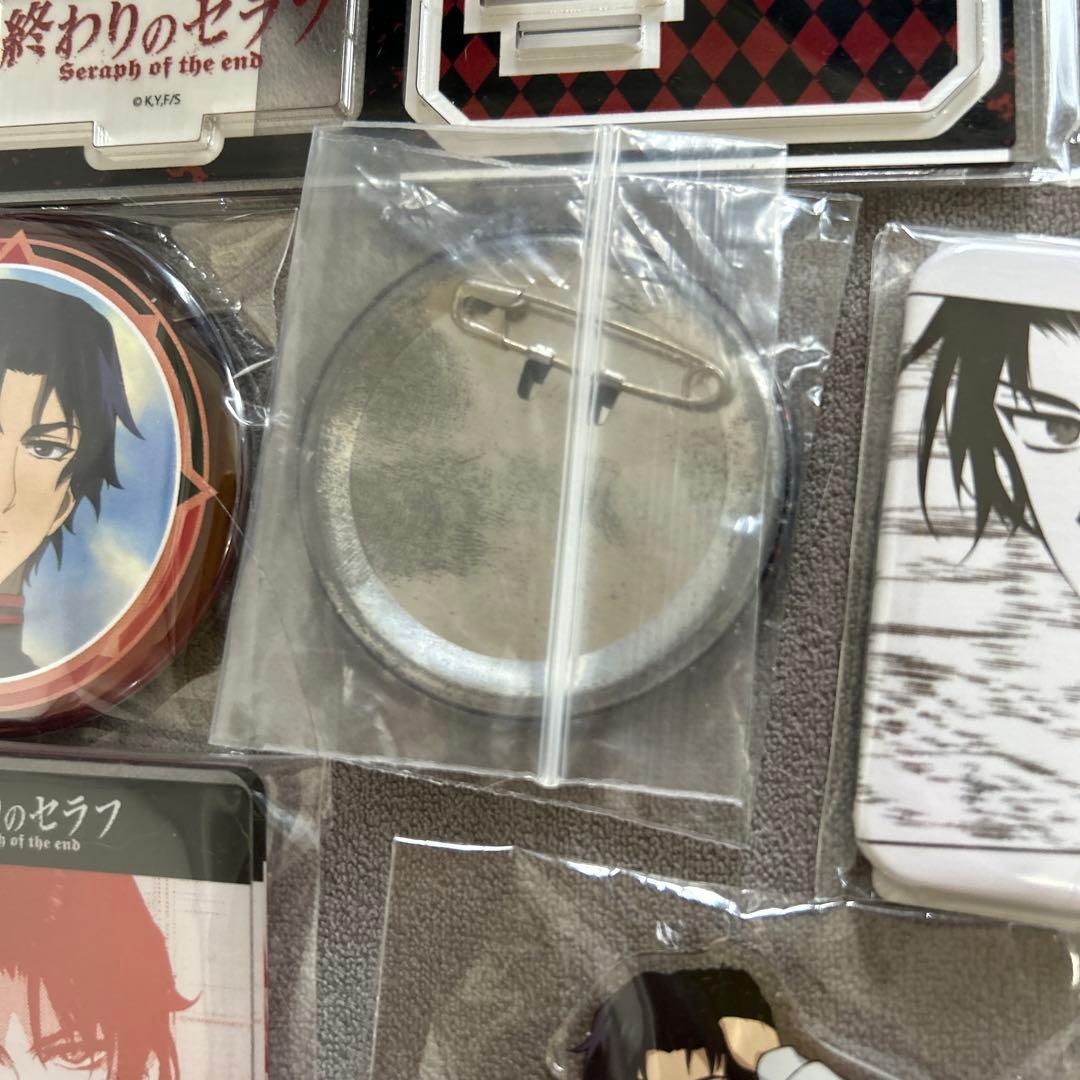 終わりのセラフ　一之瀬　グレン　紅蓮　缶バッジ