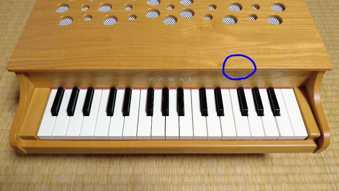 KAWAI ミニピアノ P-32 日本製　ナチュラル色