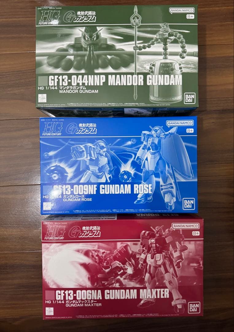 HG ローズ、マックスター、マンダラ