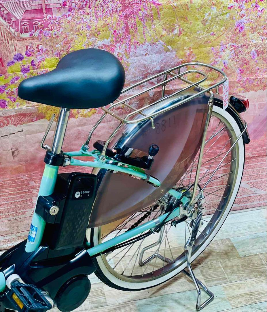 K2901 電動自転車パナソニック ママチャリ 24インチ 8Ah 送料無料