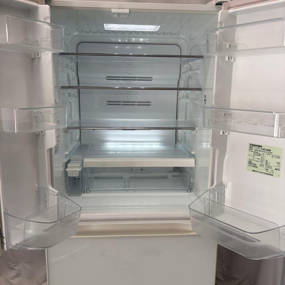 857❤️冷蔵庫　東芝　500-600ℓ　フレンチドア　大型　中古　安い　設置無料