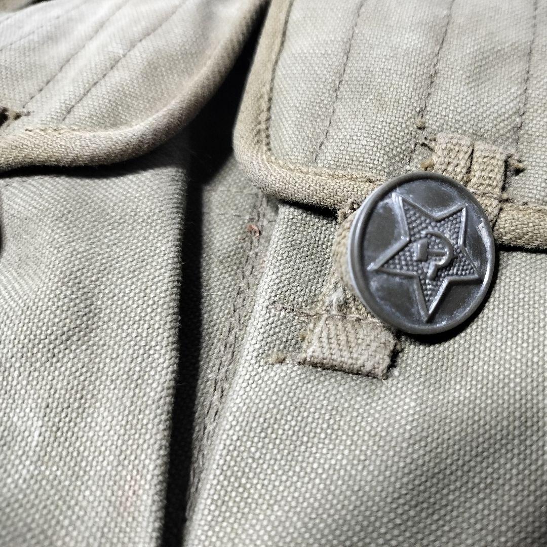 ソ連軍 実物 アフガン紛争 56式弾帯 カーキ