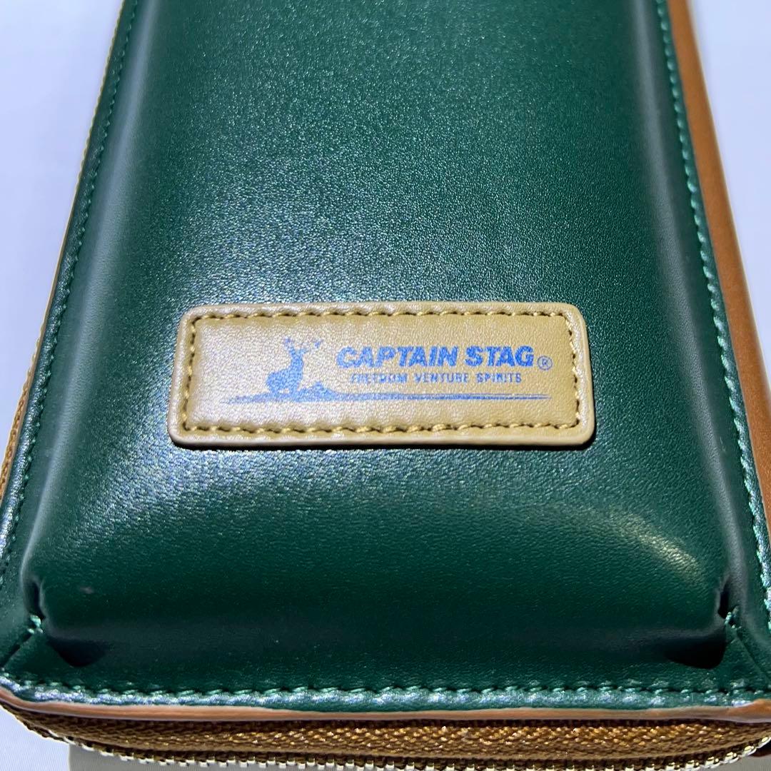 【未使用】 CAPTAIN STAG キャプテンスタッグ 財布 スマホポーチ