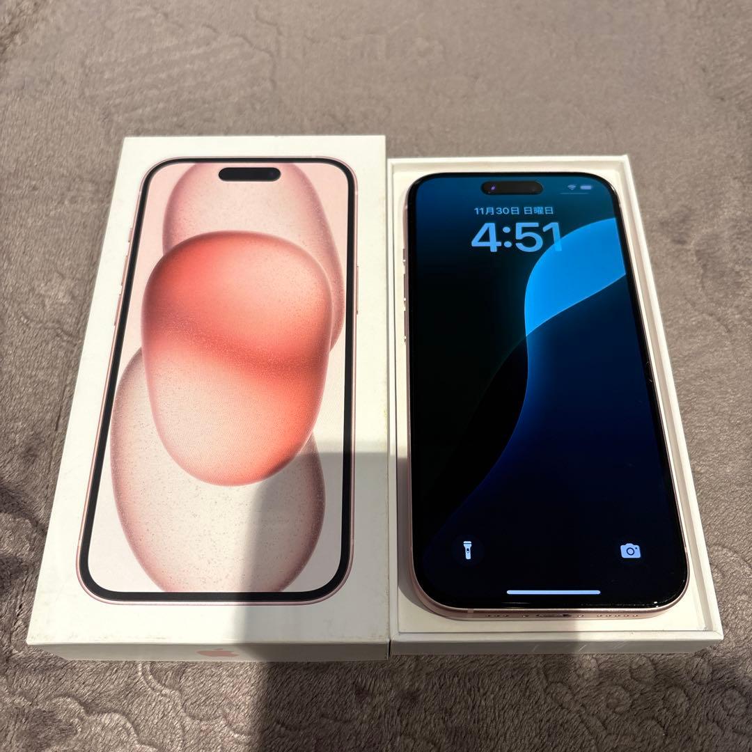 ⭐︎極美品⭐︎iPhone15 128GB ピンク 本体