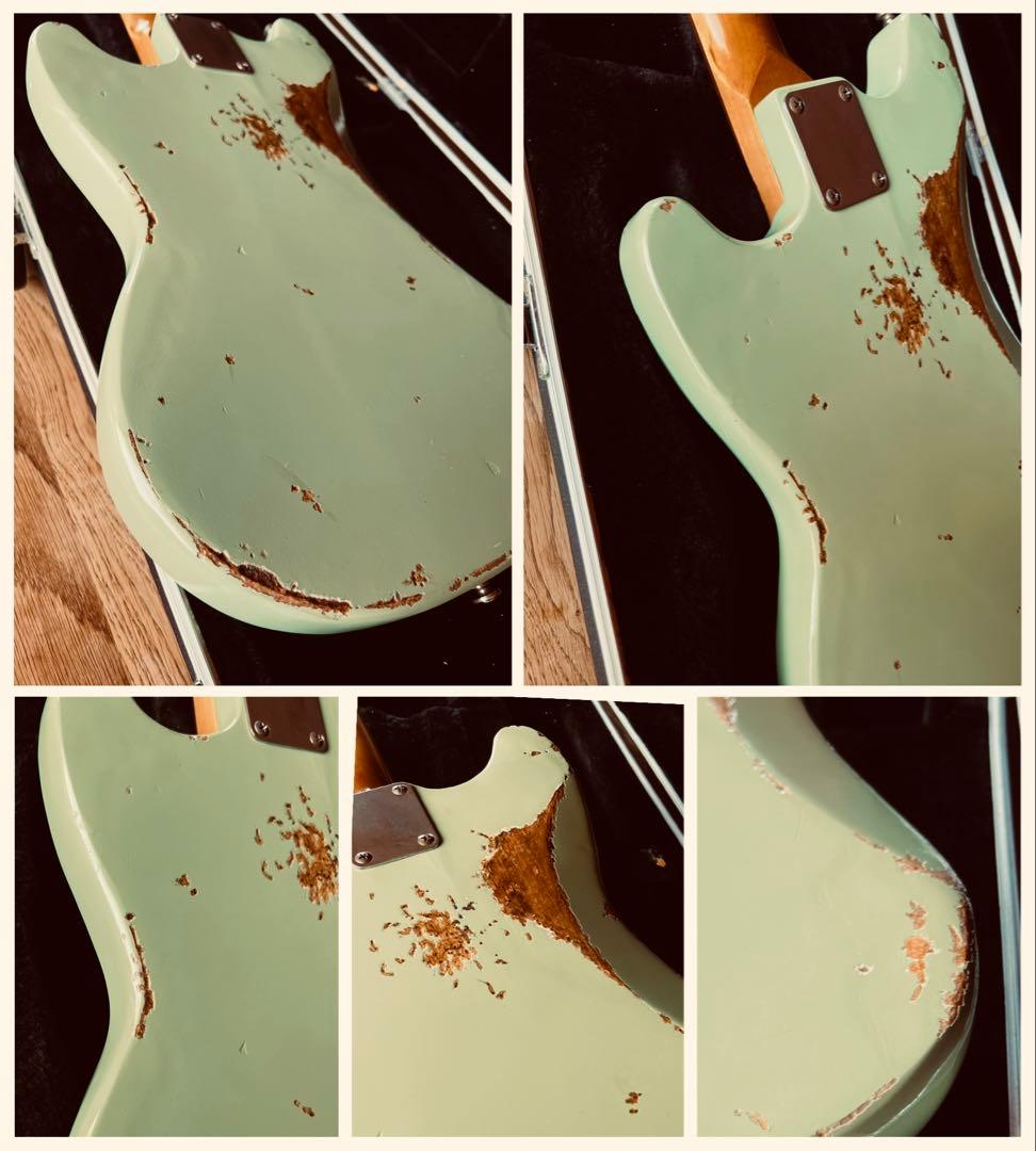 ⭐︎ハードレリック/ムスタングタイプ/フローティングトレモロ/サーフグリーン⭐︎