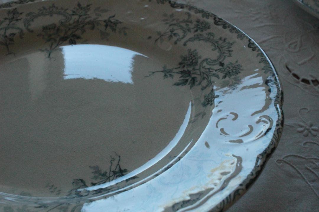 フランスアンティーク・ショワジールロワVILLARDコンポティエ・ケーキスタンド