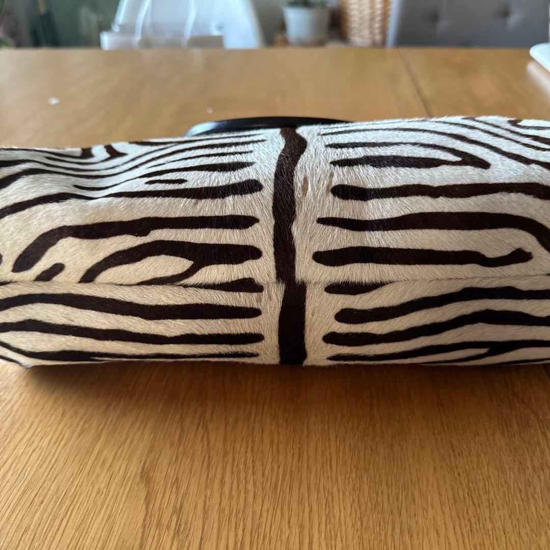 PRADA ゼブラ柄 ハラコ　ハンドバッグ