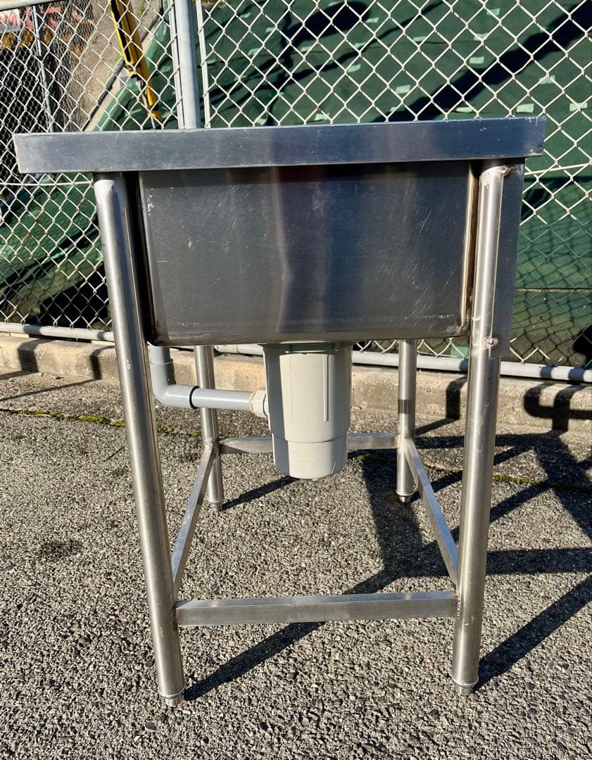 ステンレス1槽シンク 流し台　600×550×800