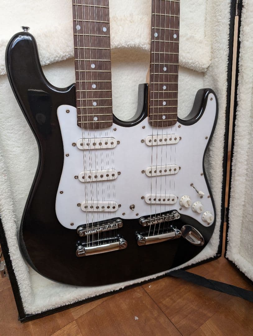 YAMATO ストラトタイプ12弦、6弦ダブルネックエレキギター　美品‼‼