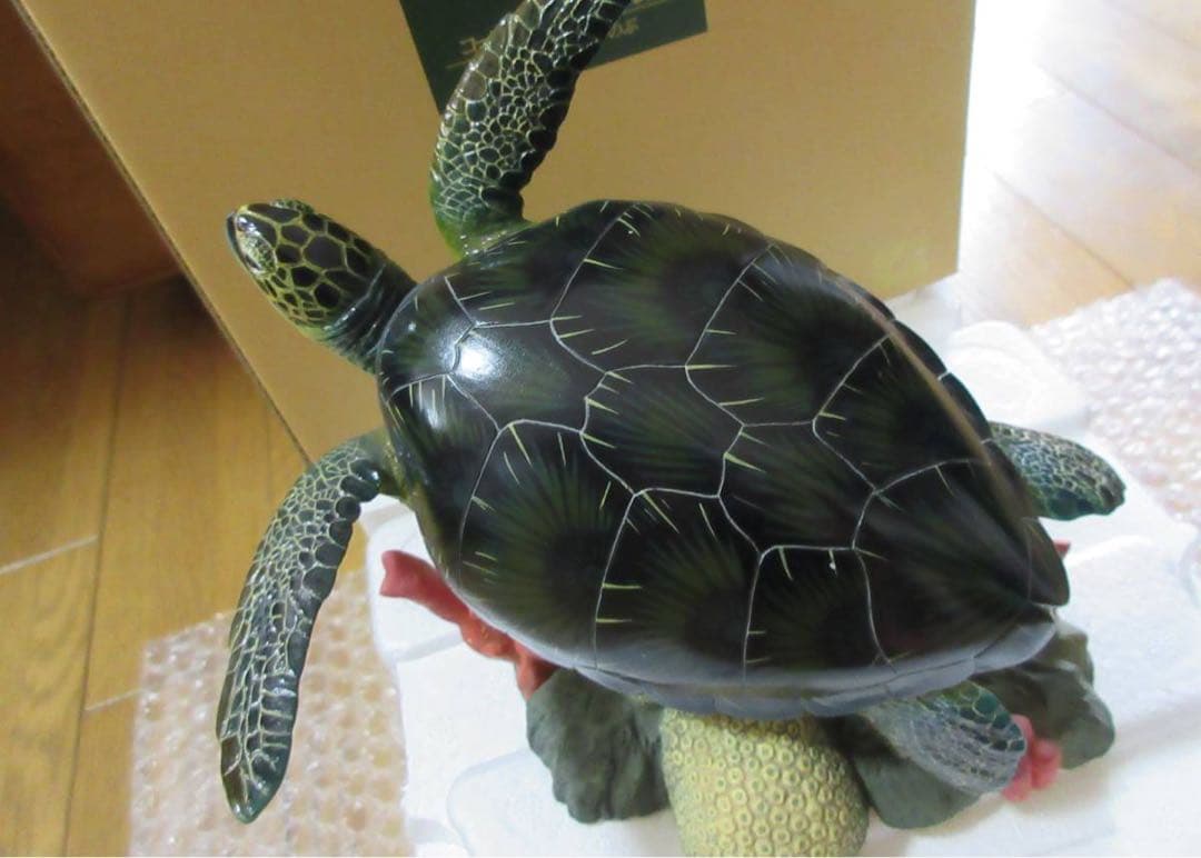 naturetales  アオウミガメ　コールドキャスト製　フィギュア　海洋堂