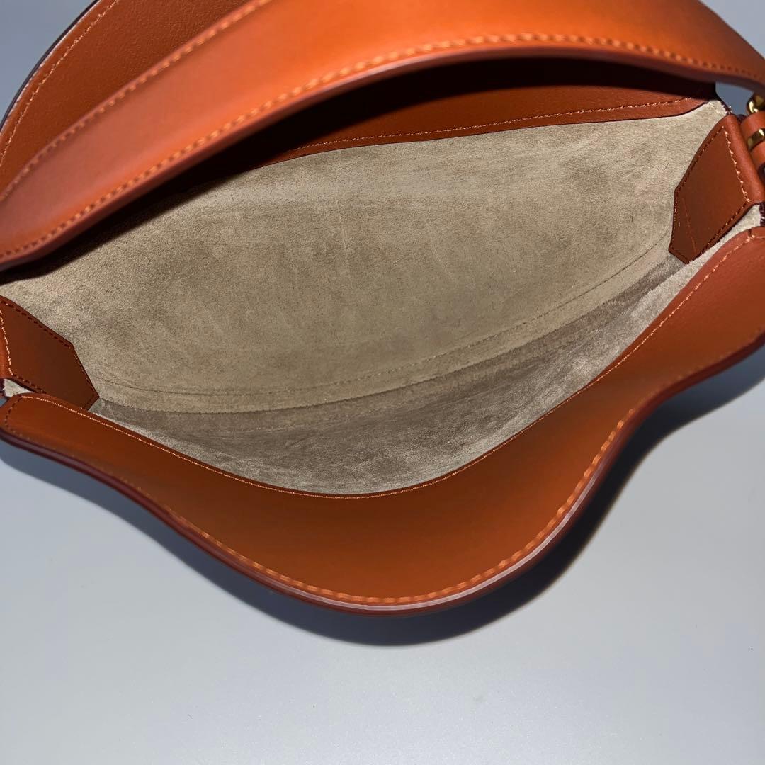 J&M DAVIDSON　2way　ゴンドラ　ショルダーバッグ　レザー　ブラウン