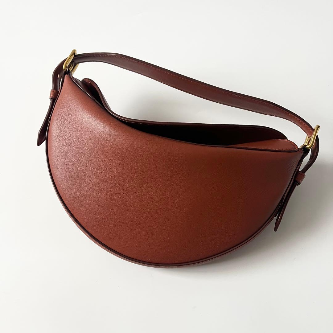 J&M DAVIDSON　2way　ゴンドラ　ショルダーバッグ　レザー　ブラウン