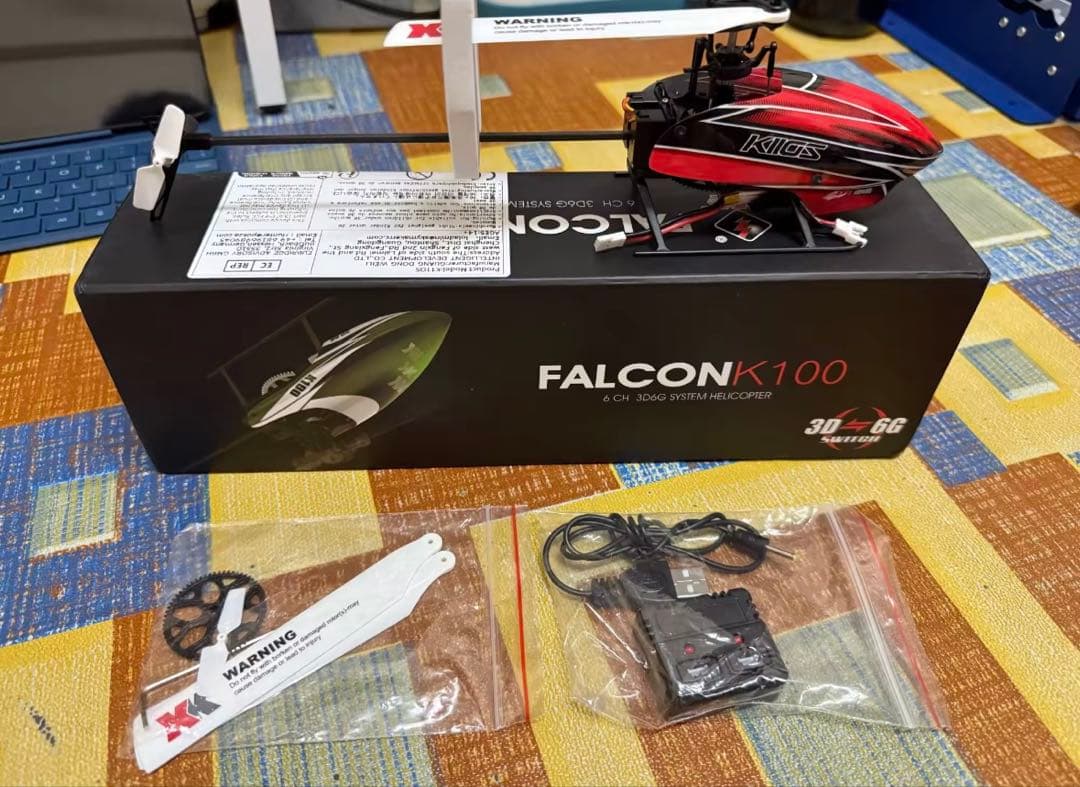 K110s RC ヘリコプター 6CH 3D ブラシレスモーター 3D飛行