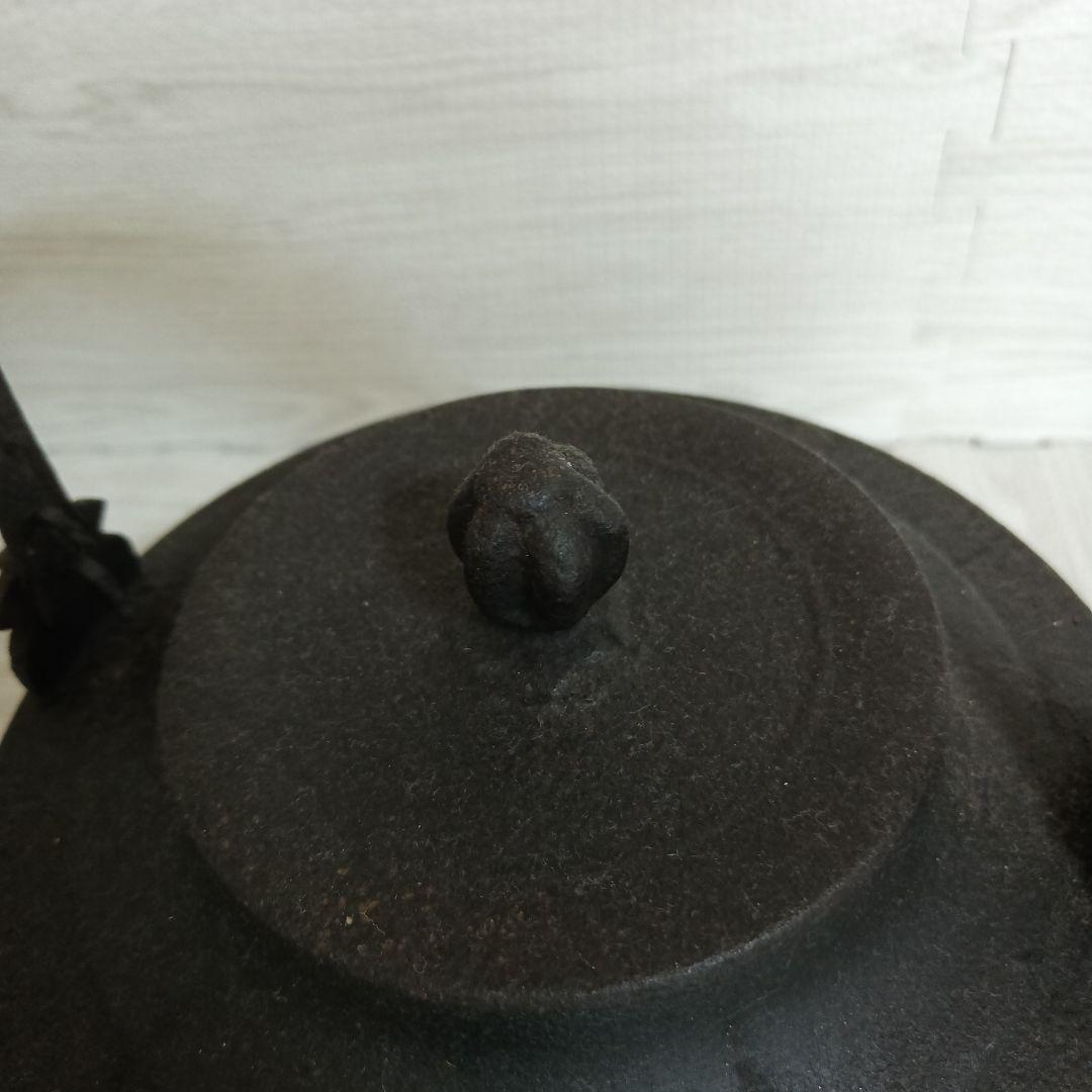 刻印有　南部鉄器 鉄瓶 急須 鋳鉄製 重厚 古道具 アンティーク