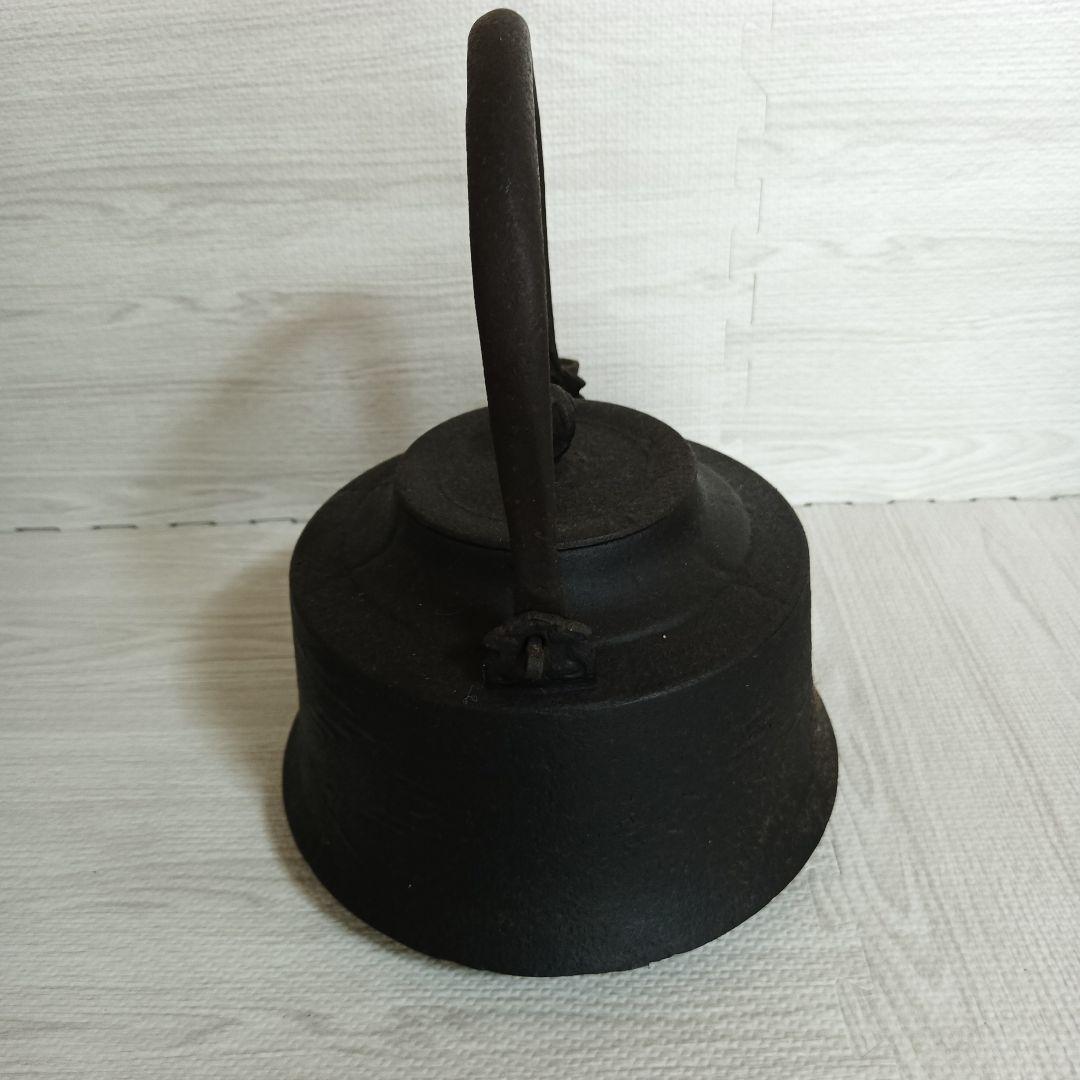 刻印有　南部鉄器 鉄瓶 急須 鋳鉄製 重厚 古道具 アンティーク