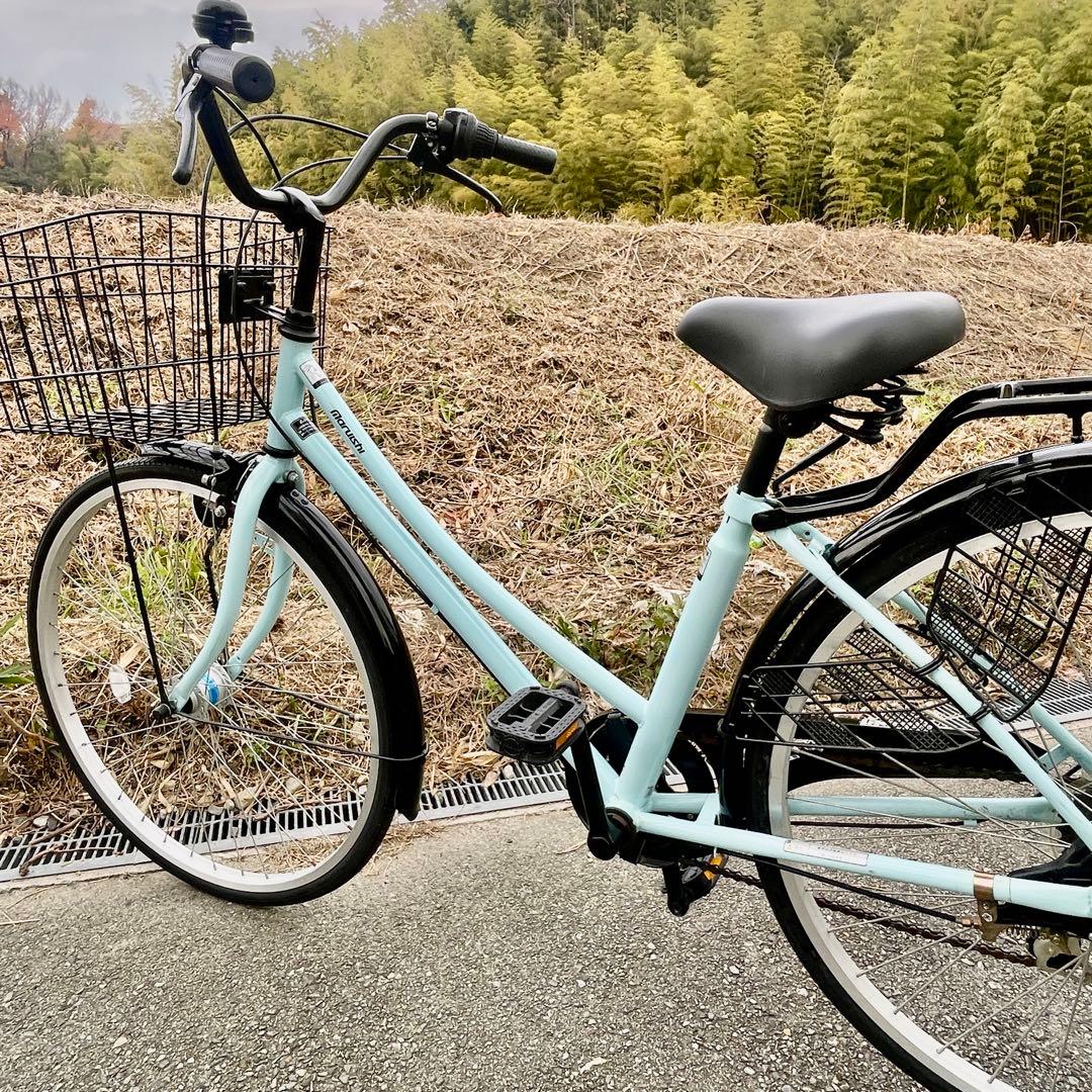 丸石サイクル LEGERE 26型 6段変速オートライト【大阪吹田・整備済み】