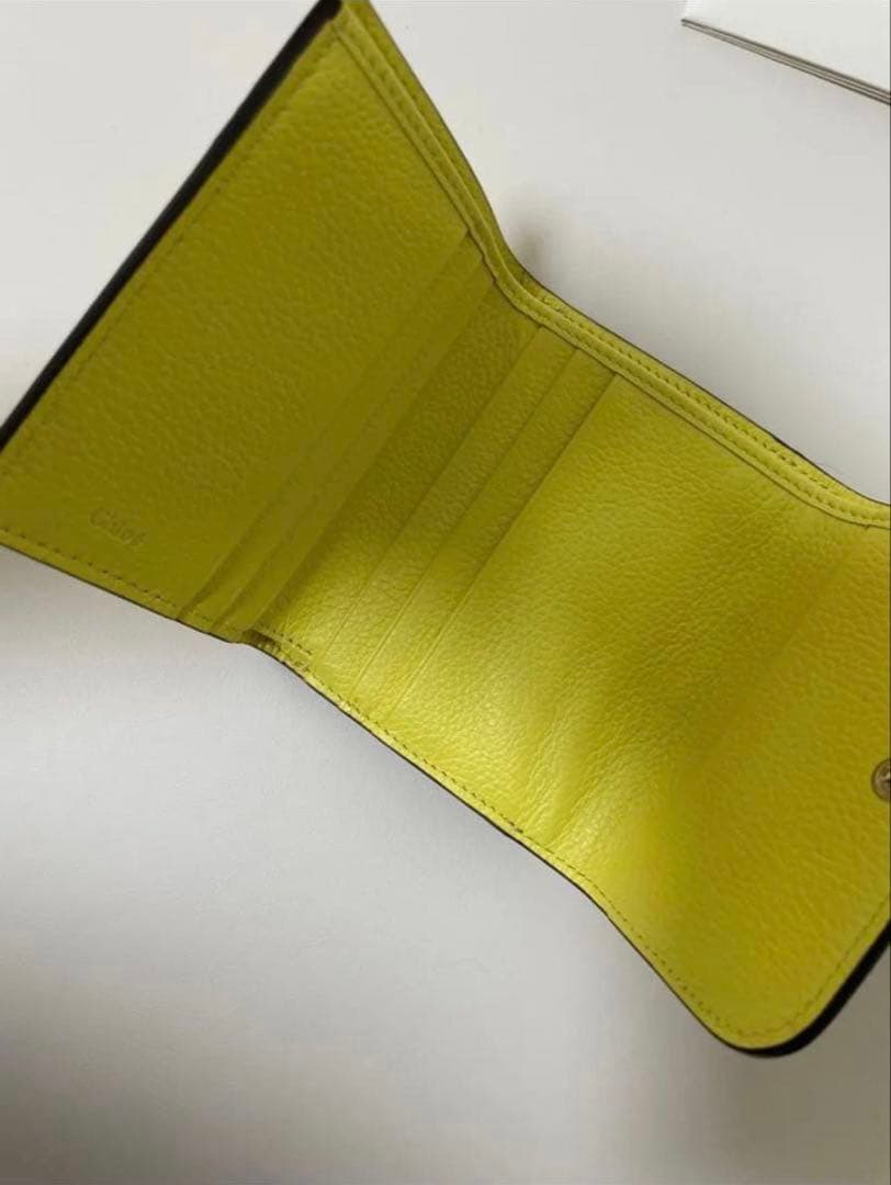 Chloé イエロー 三つ折り財布